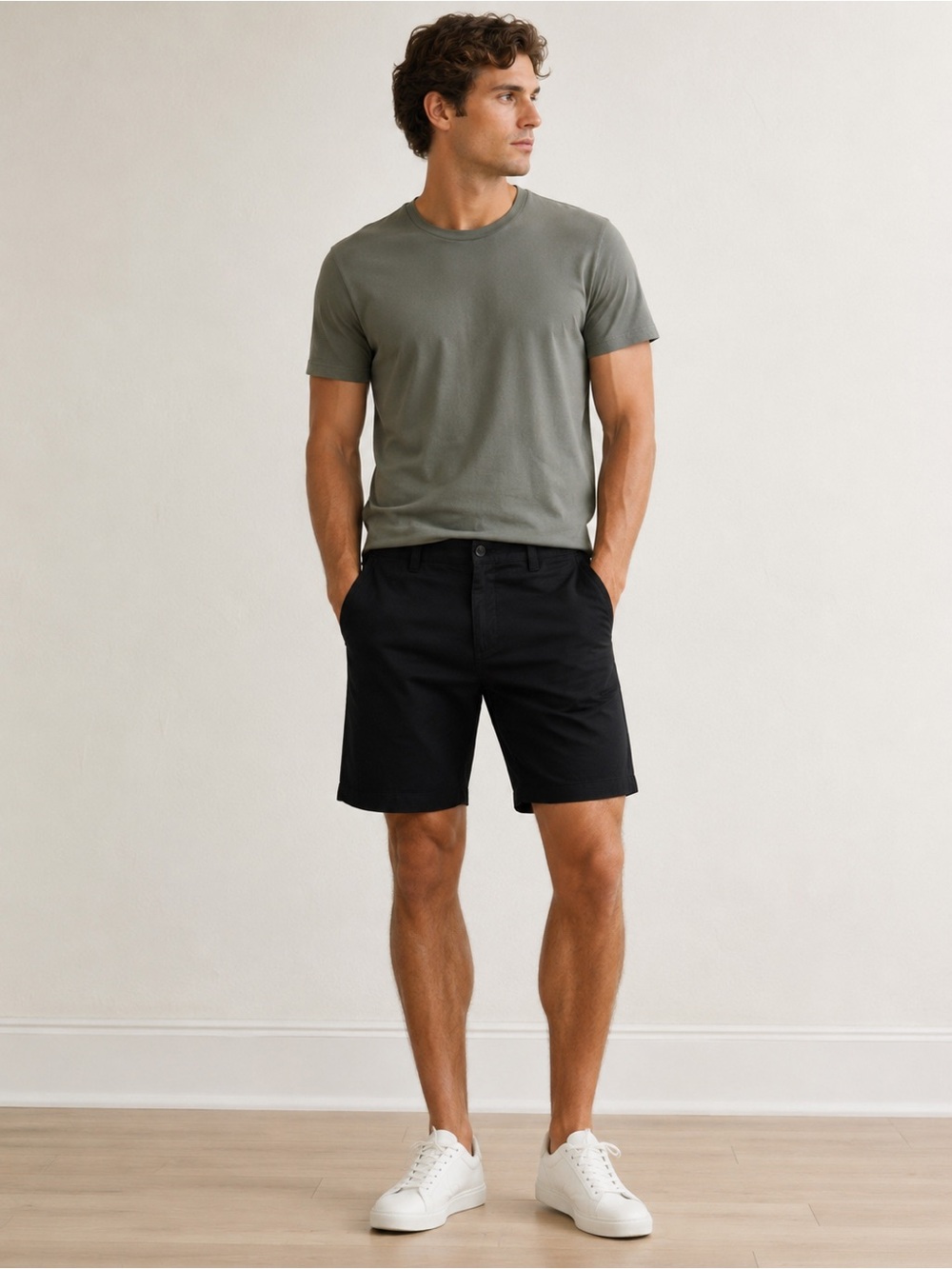 Banana Republic Black Performance Stretch Golf Shorts Men’s Size 38 Casual Chino